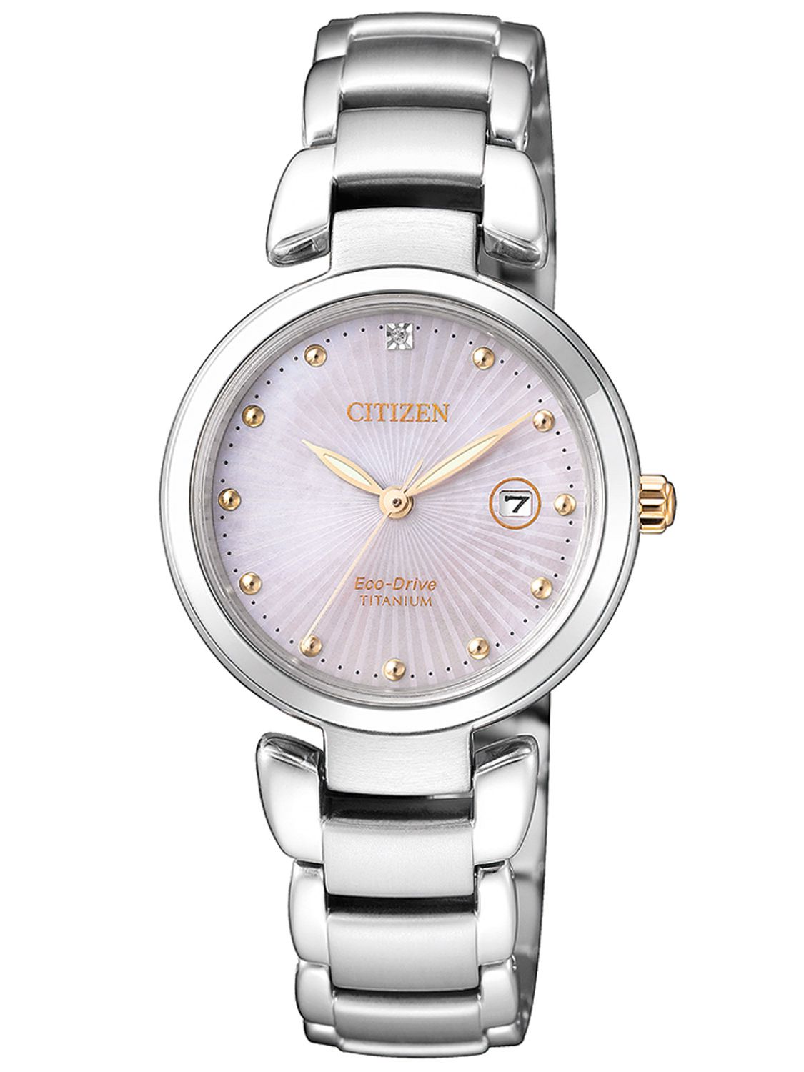 citizen eco drive titanium ladies watch